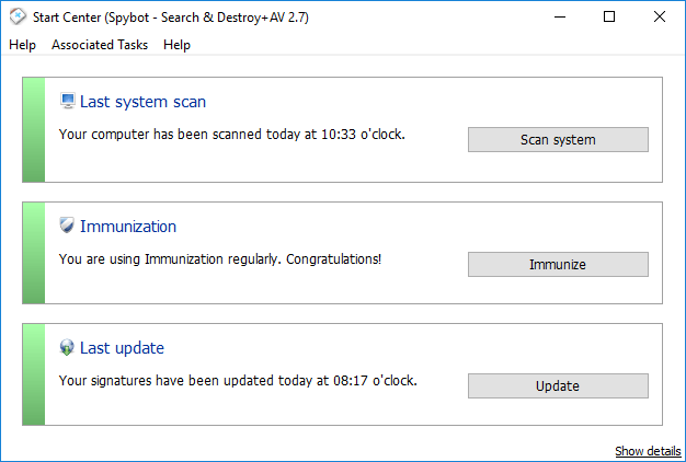 Windows 7 Spybot - Search & Destroy 2.9.82.0 full