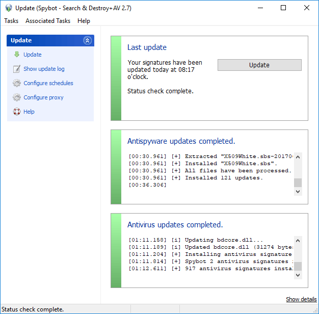 essential antivirus update