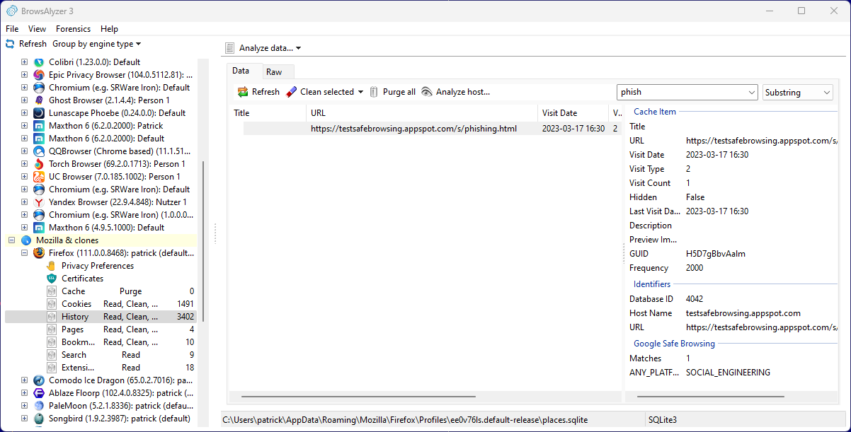 Browsalyzer spybot anti malware and antivirus spybot anti malware